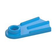 Minifig Footwear Flipper [Thick] (Dark Azure)