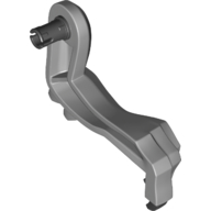 Animal Body Part, Dinosaur, Indominus Rex Arm, Left, with Elbow Spikes with Black Claws (Light Bluish Gray)