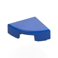 Tile Round 1 x 1 Quarter (Blue)