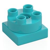 Duplo Turntable 2 x 2 (Medium Azure)