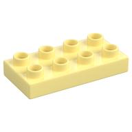 Duplo Plate 2 x 4 (Bright Light Yellow)