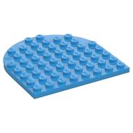 Plate 8 x 8 with Rounded End (Dark Azure)