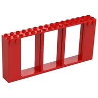 Frame 2 x 16 x 6 with Knobs (Red)