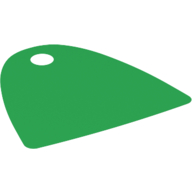 Neckwear Cape, Straight Bottom, One Top Hole [Spongy Stretchable Fabric] (Green)