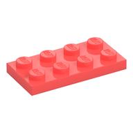 Plate 2 x 4 (Coral)