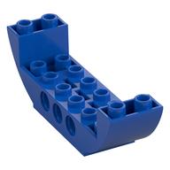 Brick Curved Inverted 2 x 8 x 2 Double (Blue)