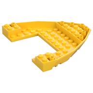 Boat Hull Section, Brick 10 x 12 x 1 with 4 x 6 Cutout (Yellow)