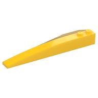 Brick Wedged, Curved 10 x 3 Right (Yellow)