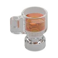 Equipment Stein/Cup with Trans-Orange Drink Pattern (Trans-Clear)