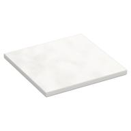 Tile 6 x 6 with Bottom Tubes (White)