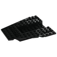 Wedge Plate Special 12 x 12 with 4 x 8 Recessed, Pin Holes (Black)