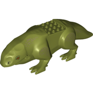 Creature Body Part, Dewback Body, Claws and Short Tail, with Large Eyes Print (Olive Green)