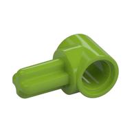 Technic Pin Connector Hub with 1 Axle (Lime)