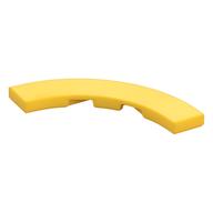 Tile 4 x 4 Curved, Macaroni (Yellow)