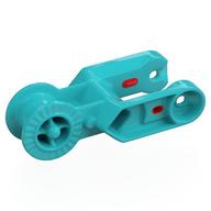 Duplo Digger Bucket Arm Double with Reinforced Locking Ring (Medium Azure)