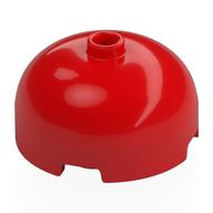 Brick Round 3 x 3 Dome with Center Stud (Red)