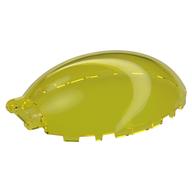 Windscreen 8 x 6 x 2 1/3 Bubble Canopy with Handle (Trans-Yellow)