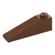 Brick Sloped 18° 4 x 1 (Reddish Brown)
