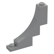 Brick Curved 1 x 5 x 4 Inverted (Light Bluish Gray)