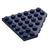 Wedge Plate 6 x 6 Cut Corner (Dark Blue)