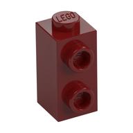 Brick Special 1 x 1 x 1 2/3 with Studs on 1 Side (Dark Red)