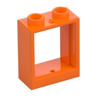 Window 1 x 2 x 2 Flat Front (Orange)