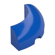 Brick Round Corner 3 x 3 x 1 No Studs (Blue)