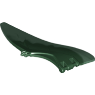 Animal Body Part, Dinosaur, Pteranodon Wing, Right with Marbled Sand Green Pattern (Dark Green)