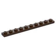 Plate 1 x 10 (Dark Brown)