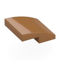 Brick Curved 2 x 2 x 2/3 (Medium Nougat)