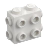 Brick Special 1 x 2 x 1 2/3 with 8 Studs on 3 Sides (White)