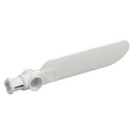 Technic Rotor Blade Small with Hole and Axle Connector End (White)