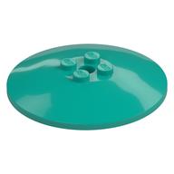 Dish 6 x 6 Inverted (Radar) with Solid Studs (Dark Turquoise)