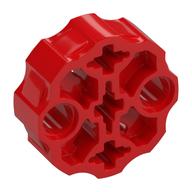 Large Figure Weapon, Barrel with 2 Pin Holes and 3 Axle Holes (Red)