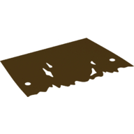 Roof, Tattered with Holes (Dark Brown)