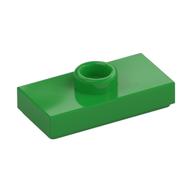 Plate Special 1 x 2 with 1 Stud with Groove and Inside Stud Holder (Jumper) (Bright Green)