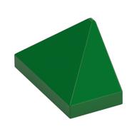 Brick Sloped 45° 2 x 1 Triple with Inside Stud Holder (Green)