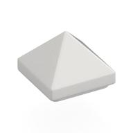 Brick Sloped 45° 1 x 1 x 2/3 Quadruple Convex [Pyramid] (White)