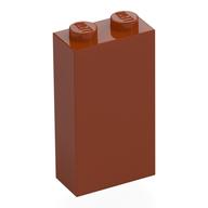 Brick 1 x 2 x 3 with Bottom Stud Holder (Dark Orange)
