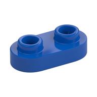 Plate Special 1 x 2 Rounded with 2 Open Studs (Blue)