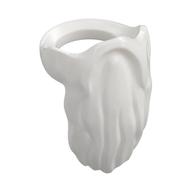 Minifig Neckwear Beard, Rounded End [Gandalf] (White)