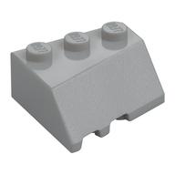 Brick Wedged, Sloped 45° 3 x 3 Right (Light Bluish Gray)