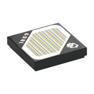 Tile 2 x 2 with 'GOAL', Bowser, and Barcode Print (Sticker) (Black)
