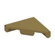 Tile 45° Cut 2 x 2 (Triangle) (Metallic Gold)