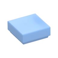 Tile 1 x 1 with Groove (Bright Light Blue)