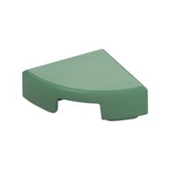 Tile Round 1 x 1 Quarter (Sand Green)
