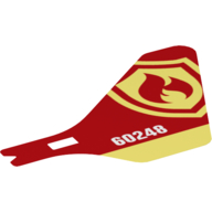 Wing, Tail, with Fire Logo Print (Fire Helicopter) ([No Color/Any Color])