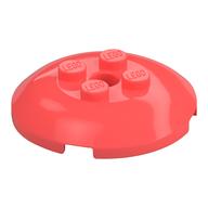 Dish 4 x 4 with 4 Studs (Coral)