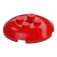 Dish 4 x 4 with 4 Studs (Red)