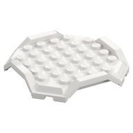 Plate Special 8 x 8 x 2/3 Octagon with Rim (White)